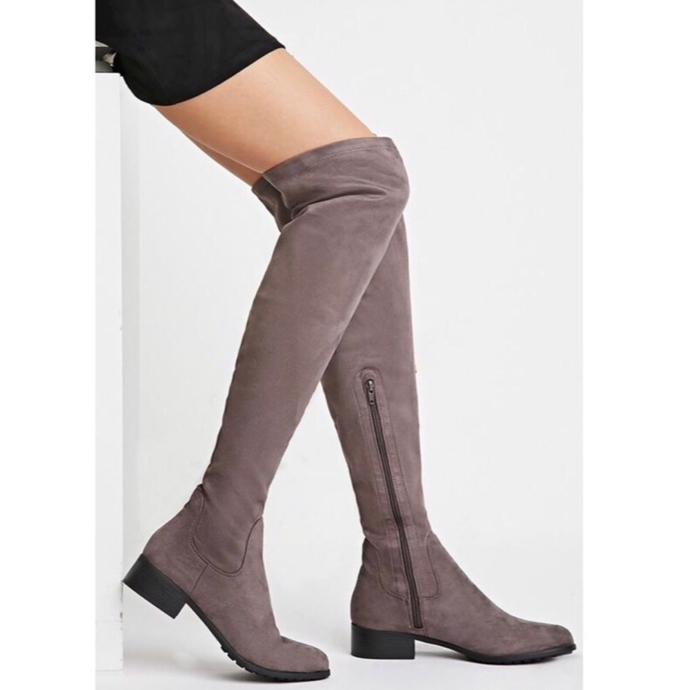 Forever 21 over the knee boots 🌪🌫
